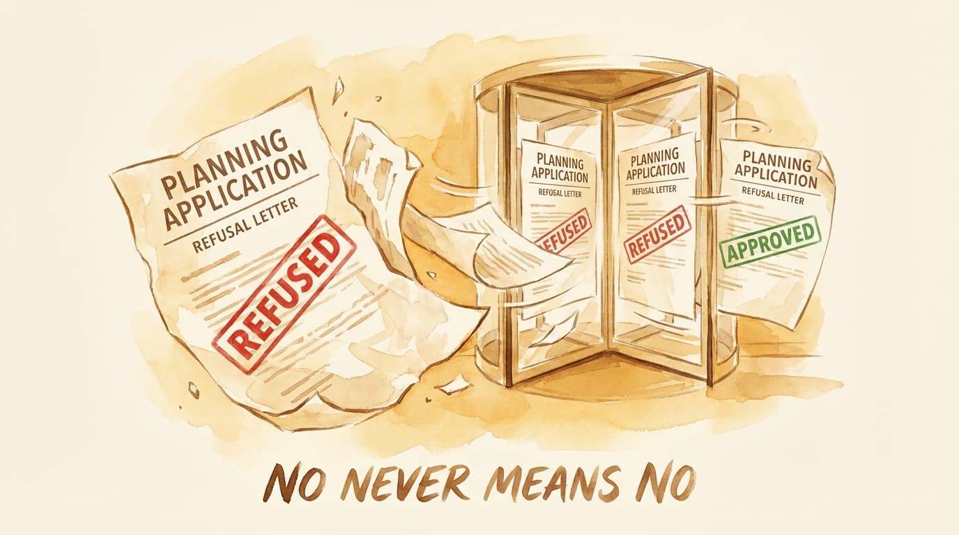 Illustration for: No never means no